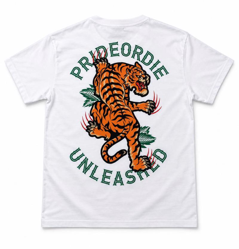 PRiDEorDiE unleashed V2 T-Shirt - white